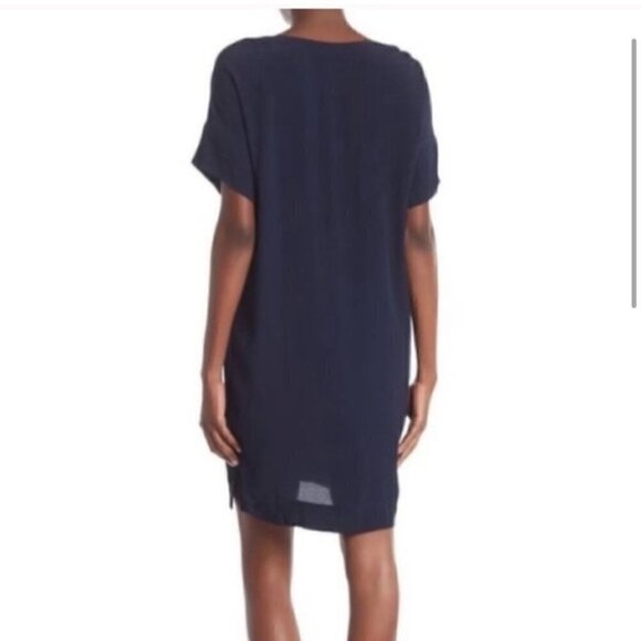 𝅺MADEWELL Novel V-Neck Shift Dress Size Small - Picture 2 of 11